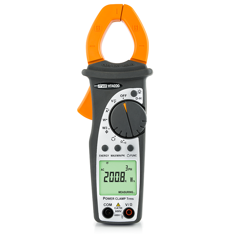 main-img Pinces ampèremétriques AC TRMS 400A avec mesure de puissance/harmoniques