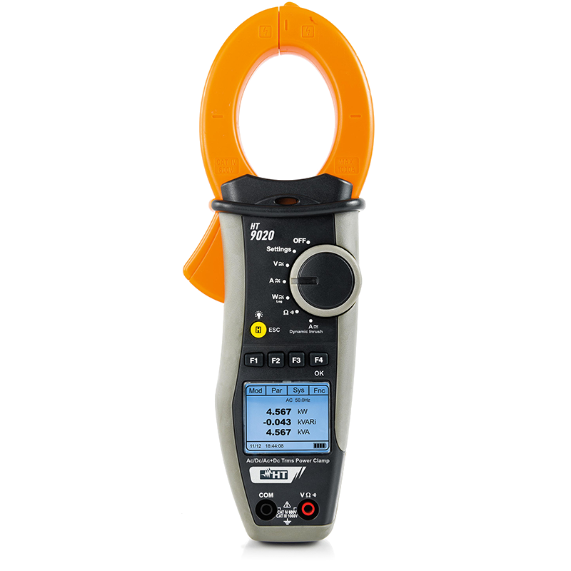main-img Clamp meter with measurement of powers/harmonics and inrush currents