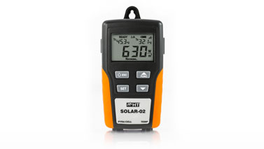SOLAR02: REMOTE UNIT FOR MEASURING IRRADIATION, TEMPERATURE AND TILT ANGLE