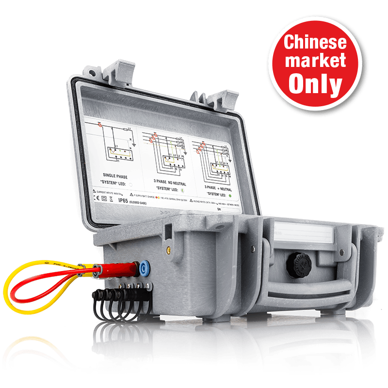 Three-phase mains analyzer with Wi-Fi, compatible with HTAnalysis™