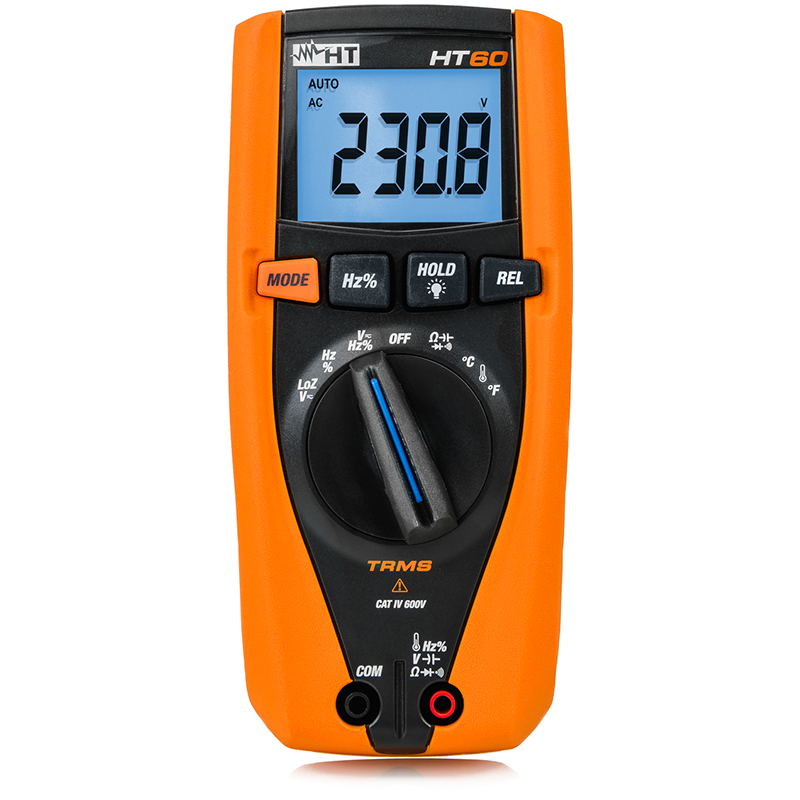 Multímetro digital TRMS com medição de temperatura com sonda K