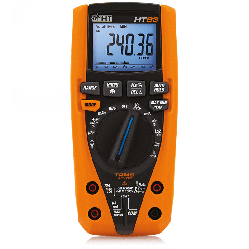 HT63. Multímetros profesionales TRMS / CAT IV. HT Instruments