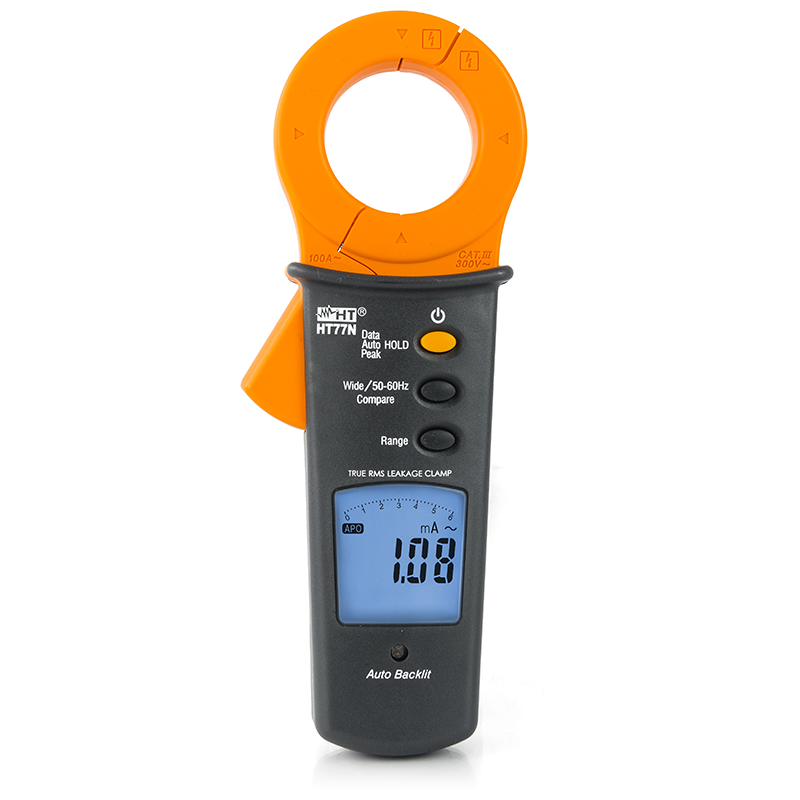 Đồng hồ kẹp AC để đo dòng rò từ 10 EDA đến 100A
