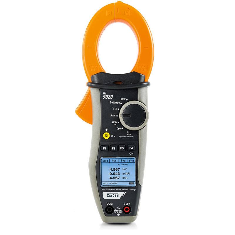 main-img Pinces ampèremétriques professionnelles avec mesure de puissances/harmoniques avec connexion bluetooth (HT9022)