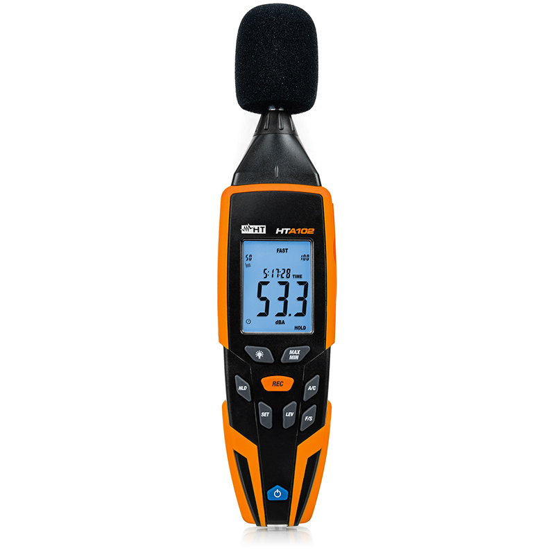 HTA102 Sound level meter class 2 with  calibrator and PC connection