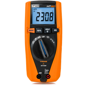 HT61 Multimètre numérique TRMS avec 6000 points et courant jusqu'à 10A -  www.